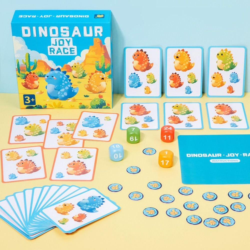 

Dinosaur Animal Joy Race Games Board Montessori Counting Matching Games Improve Logical Thinking dinosaur