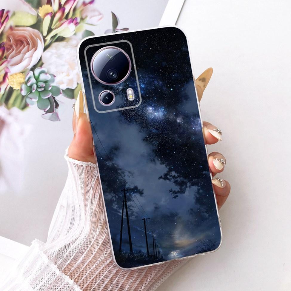 For Xiaomi Civi 2 Clear Case Aesthetic Luxury Cute Fashion Butterfly Funny Painted Funda For Xiaomi Civi2 Casing 2209129SC