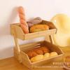 Multi-layer Bamboo Storage Rack: Snack, Bread, Fruit & Vegetable Organizer