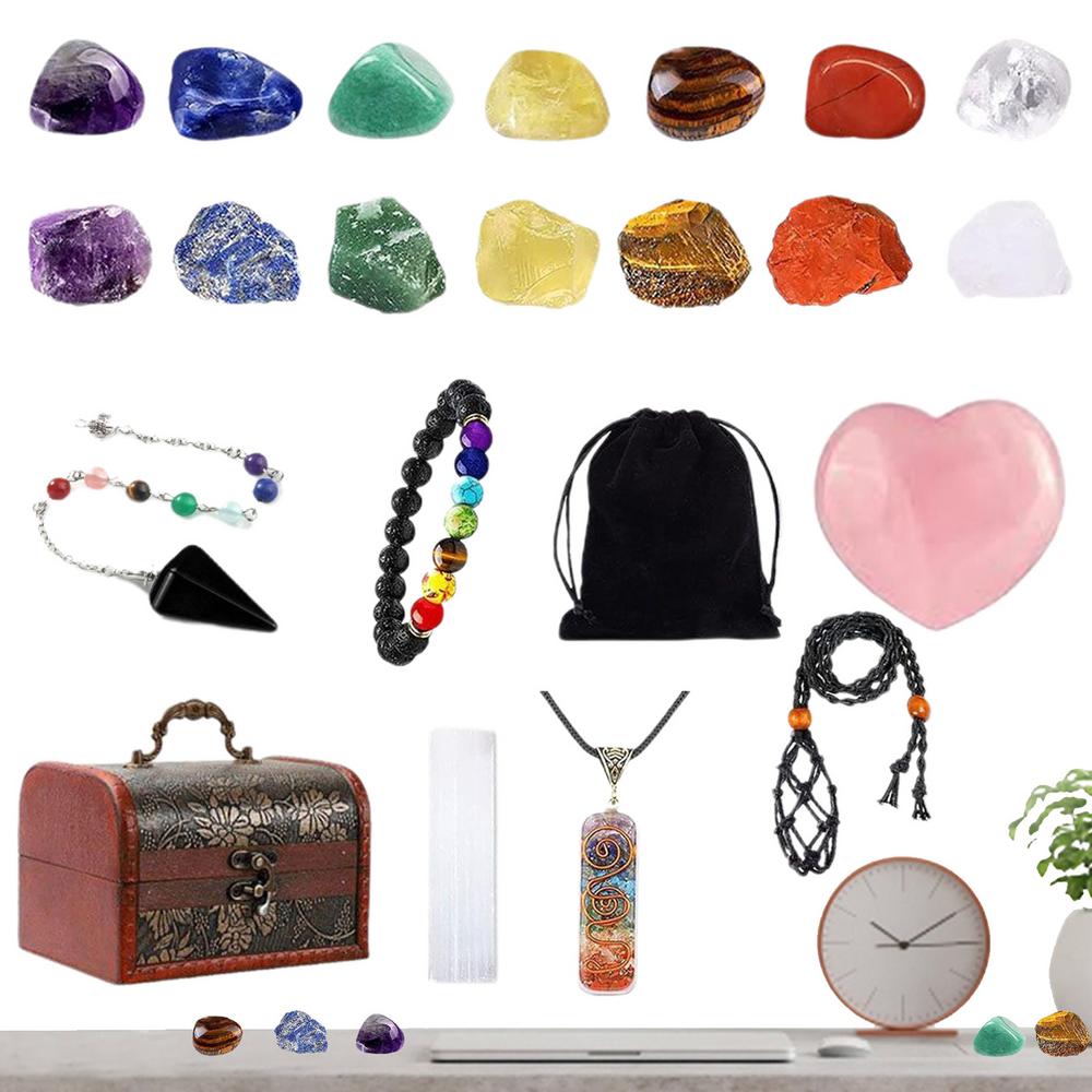 Crystal Stone Unique Crystal Stone for Desktop Natural Crystal Decoration Stone Small Natural Yoga Crystal and Stones for Home