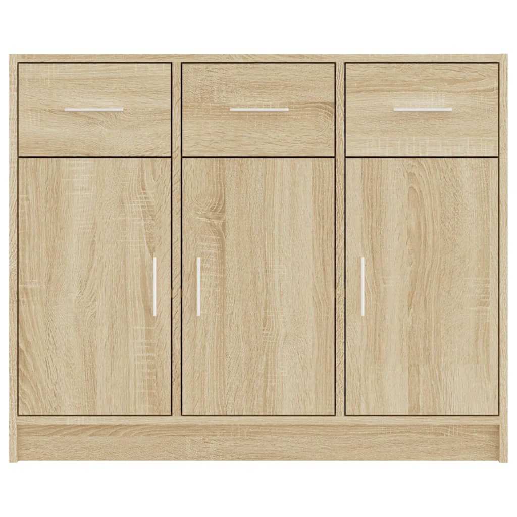 Sideboard Sonoma Oak 91 x 28 x 75 cm Particleboard