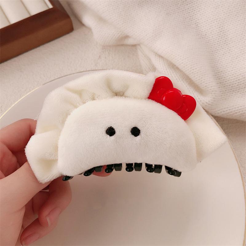 Ankola Red Bowknot Kitten Hair Clip for Girls - Sweet Hairpin Accessory