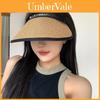 Cappello da Sole Estivo a Tesa Larga con Protezione UV per Donna con Decorazione a Lettere Moda Casual Estiva