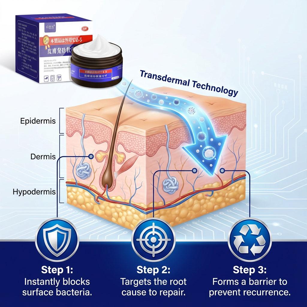 Intensiv-Feuchtigkeitscreme für geschädigte Hautbarriere - Hilft bei wiederkehrendem Schälen und rauer Textur - 50g Tiegel