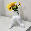 Figurines Vases Plastic Indoor Plants Decoration Toilette Vases Nordic Room Decor Jardiniere Monster Flowerpot Jardiniere Mini