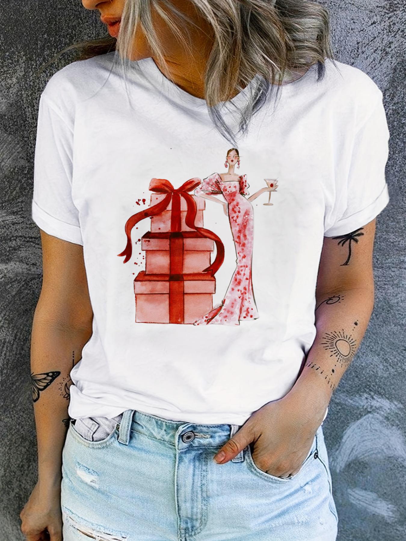 

New Summer Fashion City Girls Simple Tshirt Trend Womens Fashion White Shortsleeved Womens Tshirt Harajuku T Shirt S