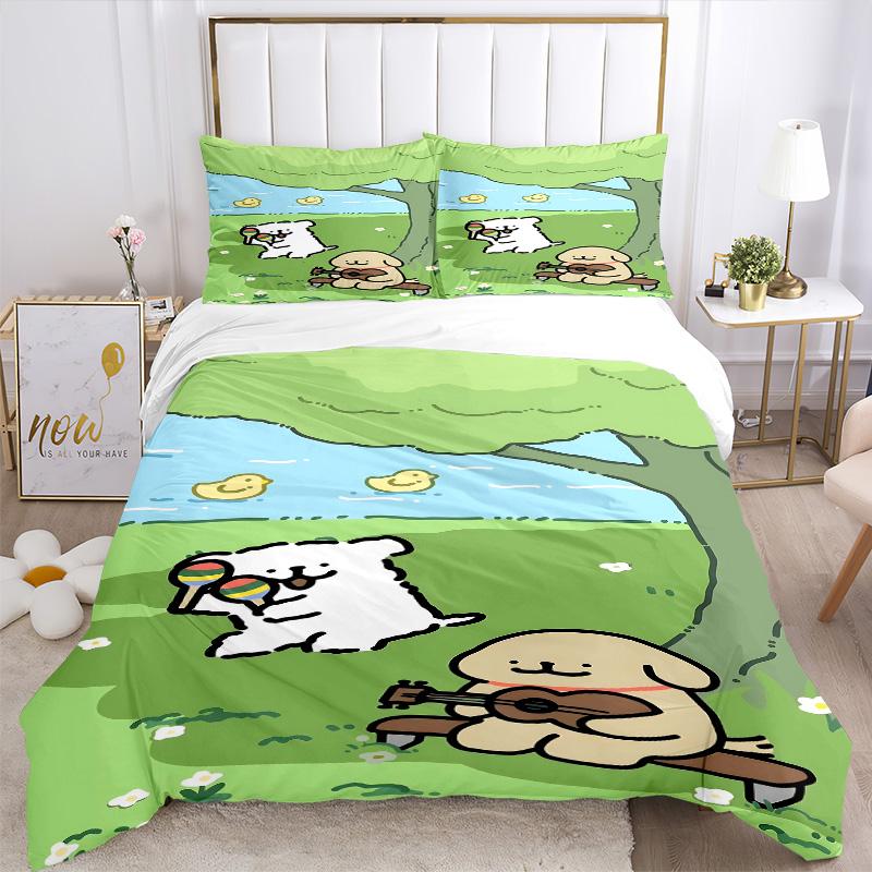 Outdoor Music Time Print 3Pcs Bedding Set,Duvet Cover with 2 Bedro,Pillowcase Home Birthday Gift