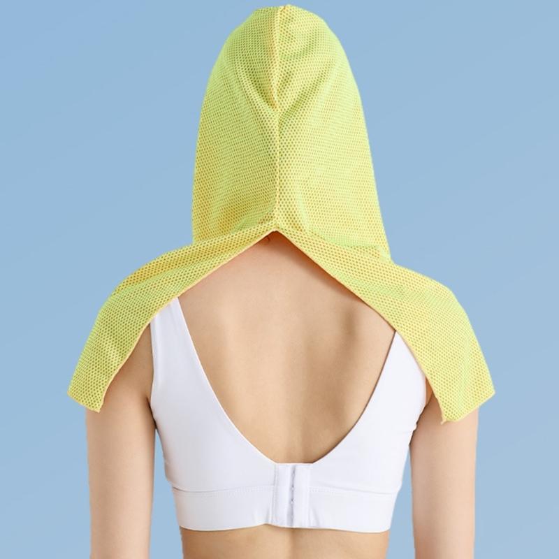 Pack of 2 Ice Silk Cooling Sun Protections Scarves Chill Neckwear Head Wrap Great For Hiking Camping And Outdoor Sports