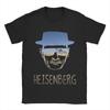 Heisenberg T Shirt Summer Breaking Bad Fashion T Shirts Men 100 Cotton Crewneck Oversize Tees Short Sleeve Vintage Tops - Men...