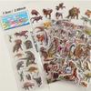 5/10pcs Realistic Dinosaur 3D Bubble Self-adhesive Stickers Tyrannosaurus Stickers Party Decoration, Home Decoration JXB