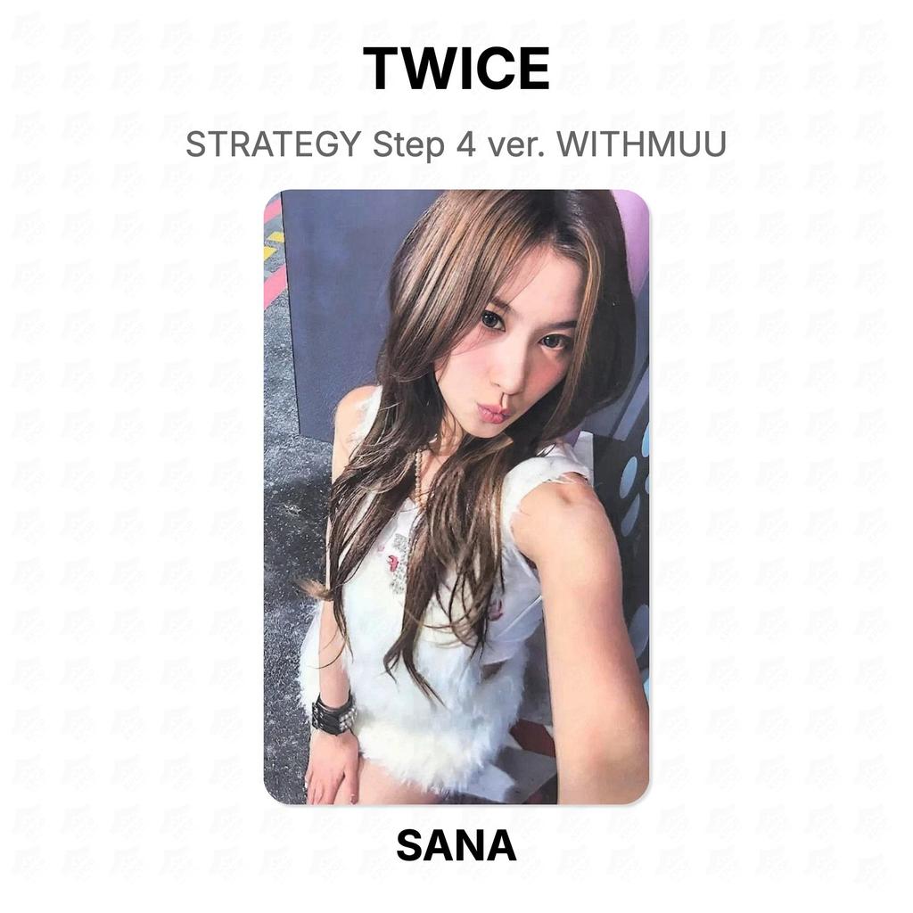 Twice STRATEGY Step 4 Ver. WITHMUU Official Photocard
