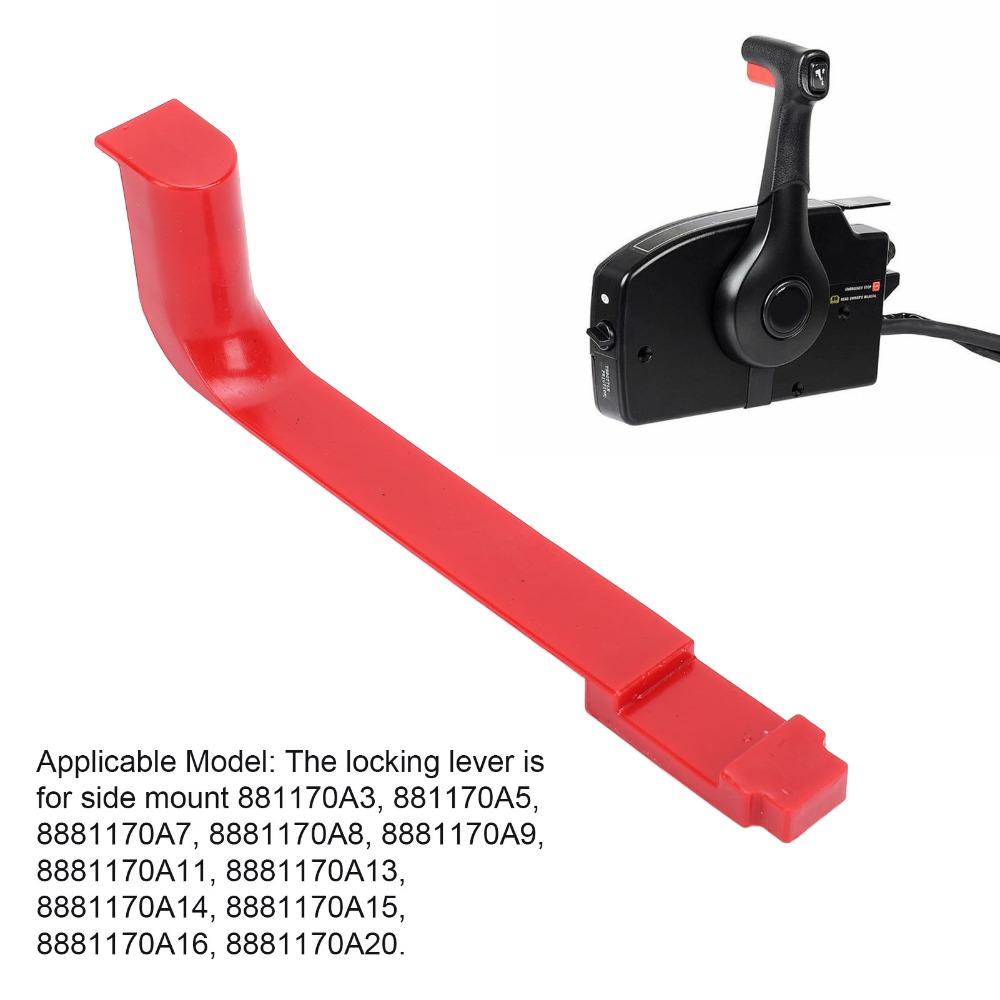Model 881138 Locking Lever Marine Grade Engine Throttle Handle Precision Locking Rod  For Boats