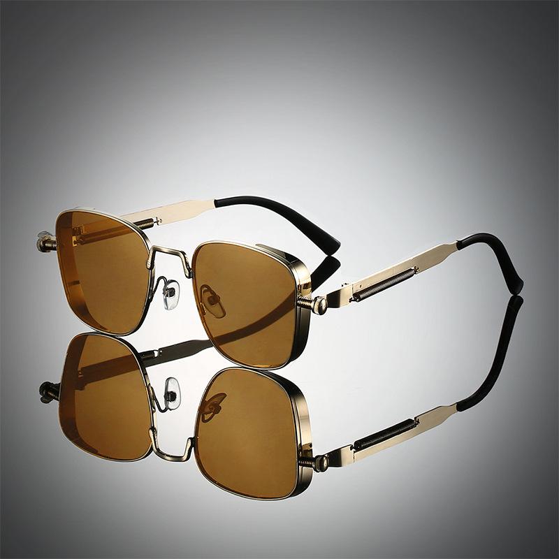 

JYL TS Sunglasses UV Protection Square Metal Punk Spring/3553 B-3614 пастельні фіолетовий колір