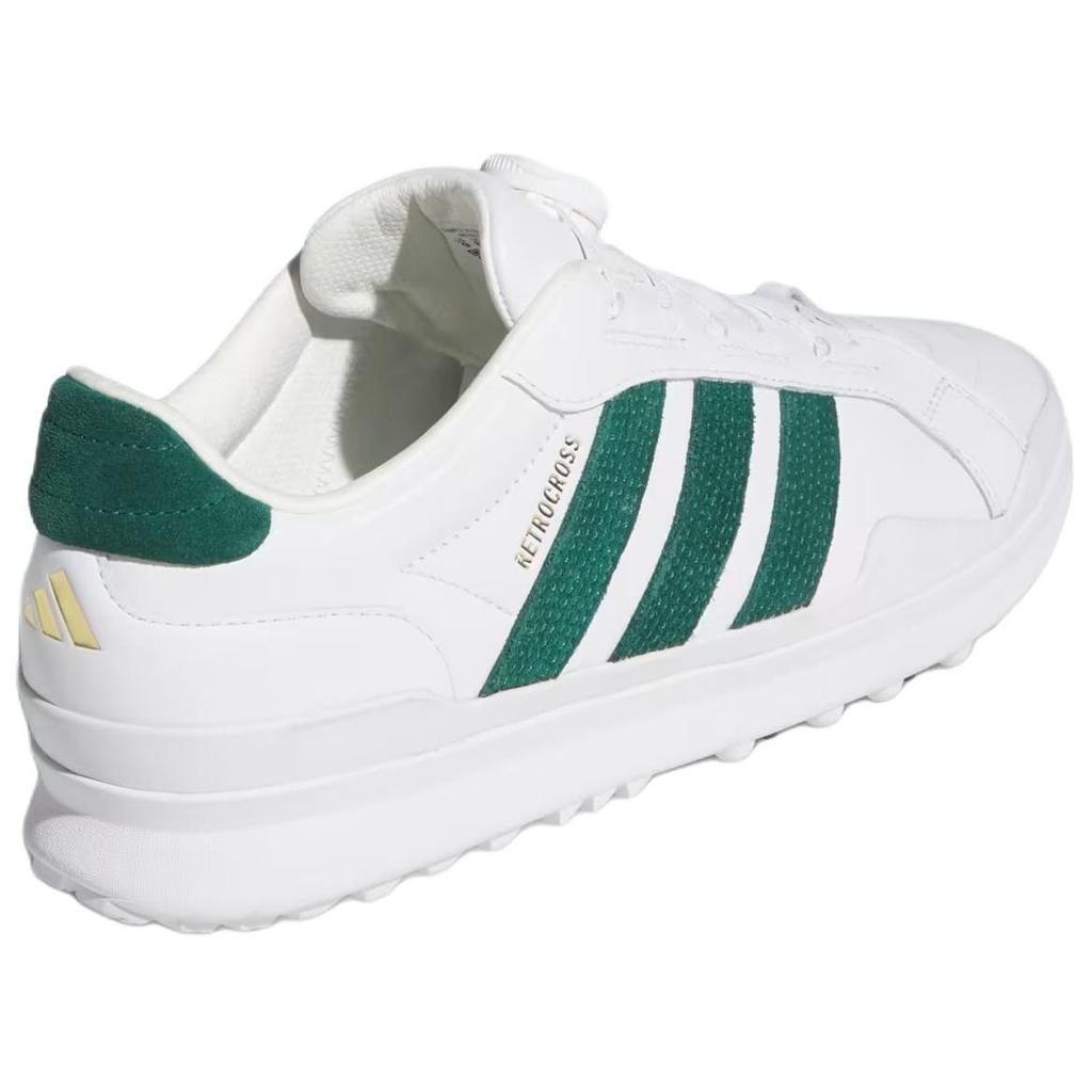 Adidas Retrocross Gripmore Boa Spikeless Comfortable Golf Shoes Men Golf Shoes White Green HP3716