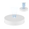 25cm  10 Inch Motorized Rotating Display Stand with LED Light 360 Degrees Rotatable Electric Potography Turntable for