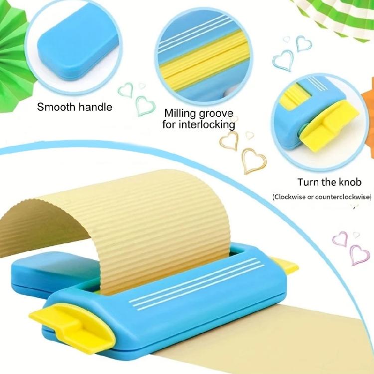 Handheld Roller Paper Embosser for Making Decorative Pattern on Craft Card Wrapping Paper Ideal for Artistics