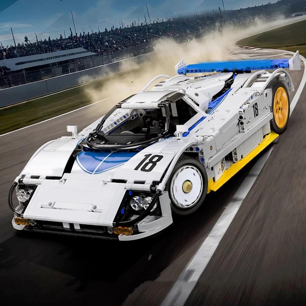1:Kit modello auto da corsa di resistenza 10 Technical Auto 787B, 1797 pezzi Auto sportiva Hypercar Blocchi da costruzione Mattoncini Puzzle Giocattoli Regalo per bambini