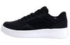 Synthetic Leather Slip Resistant Abrasion Resistant Low Top Skateboard Shoes Men's Black White AGCP335-8