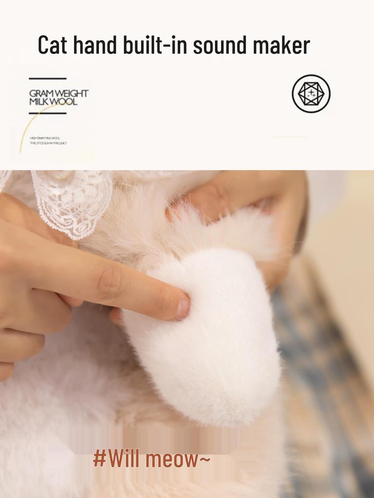 Entzückender Ragdoll-Katzen-Plüschrucksack für Mädchen und Kinder