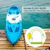 Kayak Float Rope Tow Line with Marker Buoy PVC Stainless Steel Carabiner High Visibility Heavy Duty Drift Sock Harness Nylon