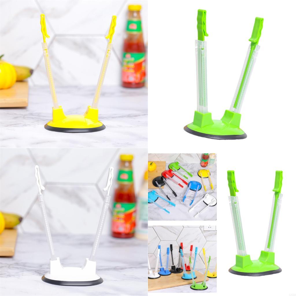 

G8DA Kitchen Meal Preparation Bag Stand Plastic Construction Adjustable Baggy Rack Rubber Base Freezer Bag Holder Organiser China Mainland