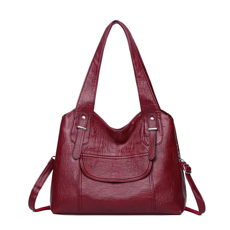 Dámská taška přes rameno z měkké kůže