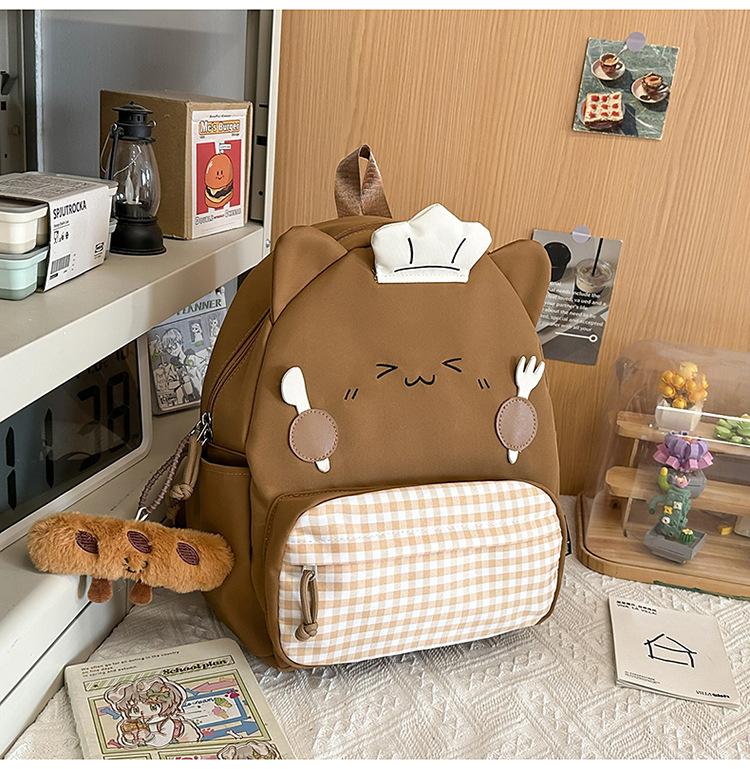 Schoolbag Korean cartoon backpack high value ugly cute female Japanese backpack cute fashion versatile casual student bag