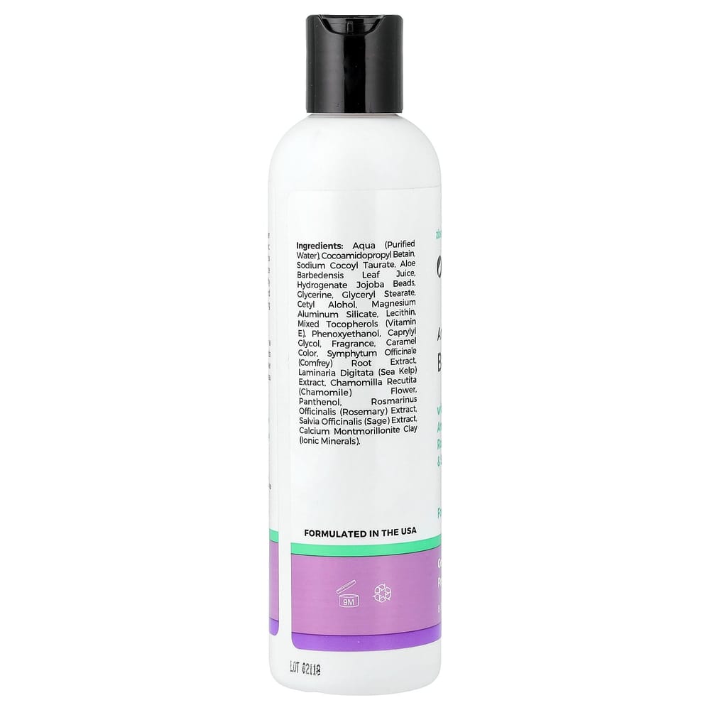 Zion Health Adama Ancient Mineral Body Wash with Clay, Rosemary & Sage, 240ml (8oz)