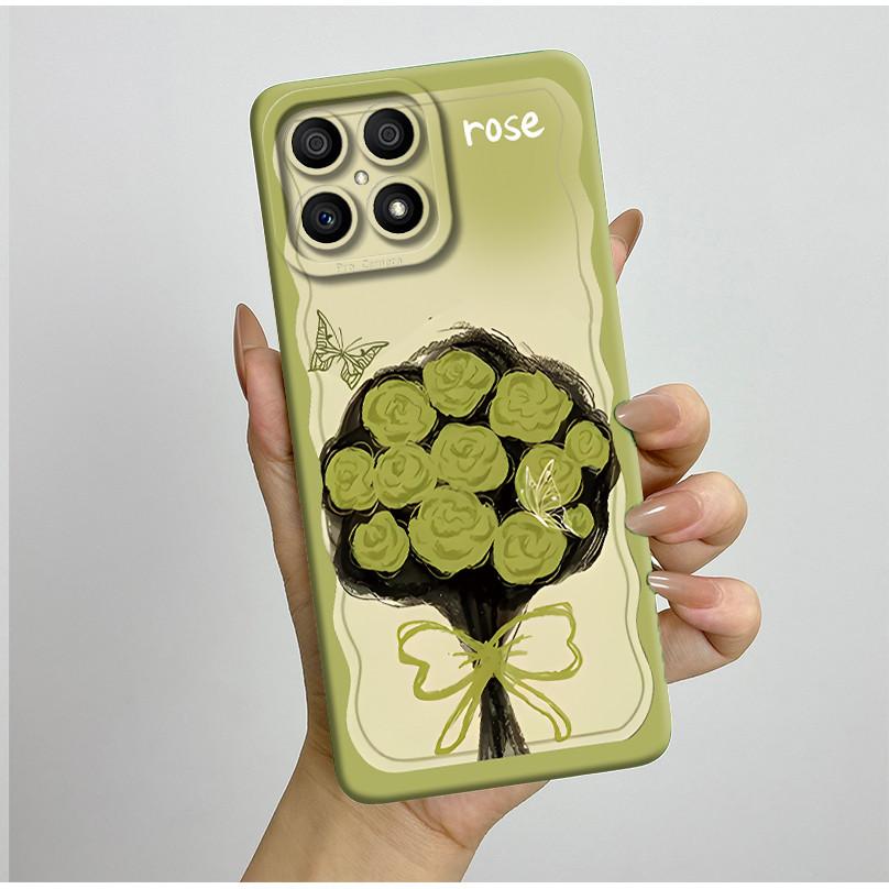 Phone Case For Honor X8 4G Case Aesthetic Luxury Protective Full Coque HonorX8 Soft Silicone Funda For Honor X 8 X8 Back Cover