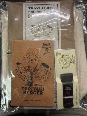 Travelers Notebook Mos Burger Olive Set 3rd Edition Limited