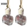 Indoor Aromatic Hanging Decor Car Perfume Bottle Pendant, Creative Air Freshener Diffuser Essential Oil for Vehicle, Portable Holder, Interior
