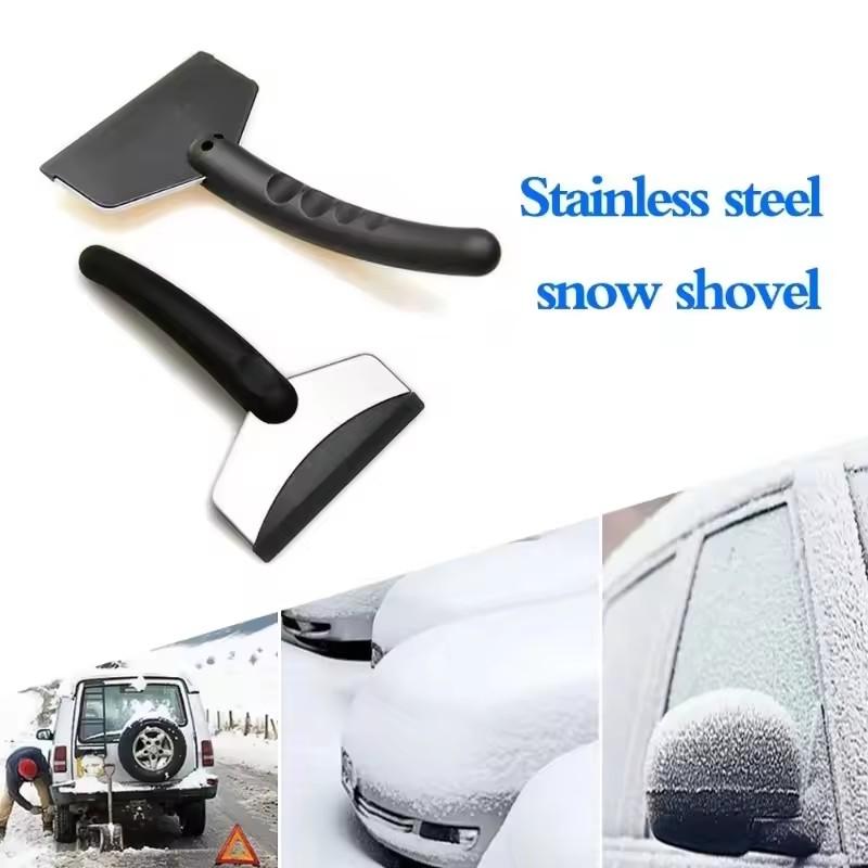 Multifunctional Stainless Steel Car Snow Shovel Winter Windshield Ice Scraper Defroster Auto Snow Removal Tool