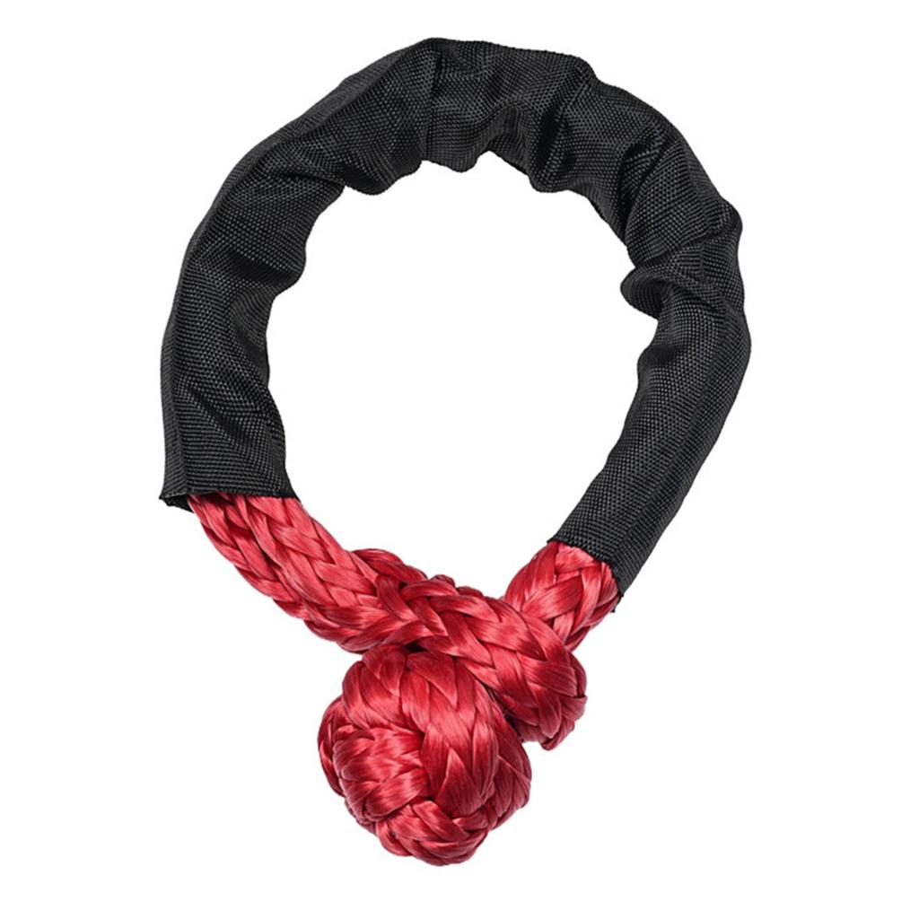 Soft Shackle 17 Tons Breaking Strength Heavy Duty Polymeric Polyethylene Road Recovery Rope for Offroad