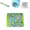 Colorful Children's Road Map Kids Play Mat Ideal For Race Car Fun In Nursery