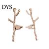 Frauen Mode Vogel Äste Form Ohrringe prägnante Legierung Ohrstecker Schmuck