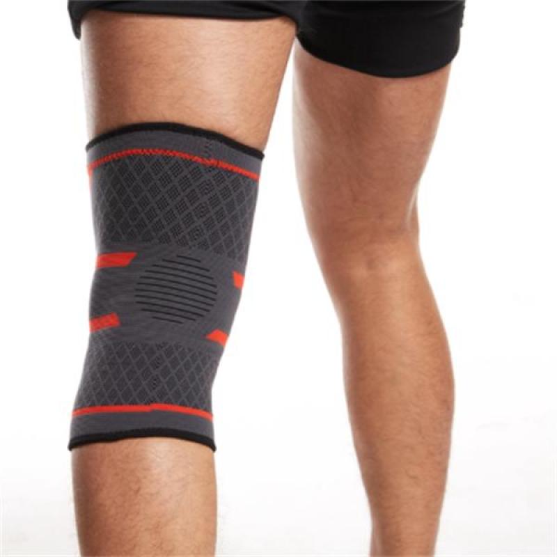 1-Piece Fitness Running Cycling Knee Brace Support Elastic Nylon Sports Compression Knee Sleeve Suitable for Basketball and Volleyball