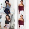 Premium Quality Mode Femme Decollete Crop Top With Long Sleeves For Stylish Comfort