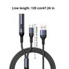6A USB Data Cable Car Fast Charging Cable Nylon Braided Quick Charge Cord Over-current Charging Short Circuit Protection Cable