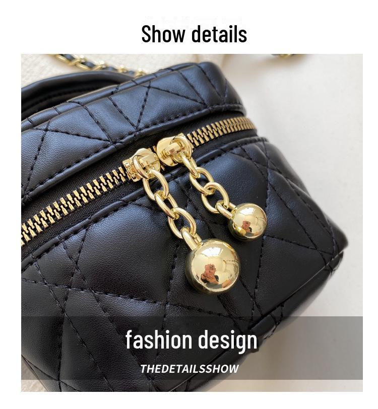 Sac Messenger Mini Chaîne Tendance pour Femmes 2025 - Collection Printemps/Été, Sac à Main Carré Petit et Polyvalent à la Mode