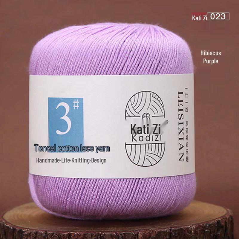 Mercerized Cotton Lace Yarn No. 3: DIY Hand-Knitted Crochet for Children - Spring/Summer Sweater & Coat - Free Shipping