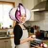 Einzigartiges Zwiebeldesign Kopfbedeckung Kostüm Kopfaccessoire Tolles Geschenk für Erwachsene Kinder Festival Feiern