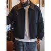 American Retro Barn-Style Old Money Short Padded Jacket for Men, Winter Hunting Cotton Coat, Foreign Trade Men's Cotton Jacket
