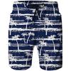 Men's Coconut Tree Graphic Prints Swim Trunks Swim Shorts Board