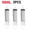 60ml/100ML Feeding Syringe Glue Filling Enema Syringe Nutrient Sterile Without Needle Watering for Industrial Hydroponics