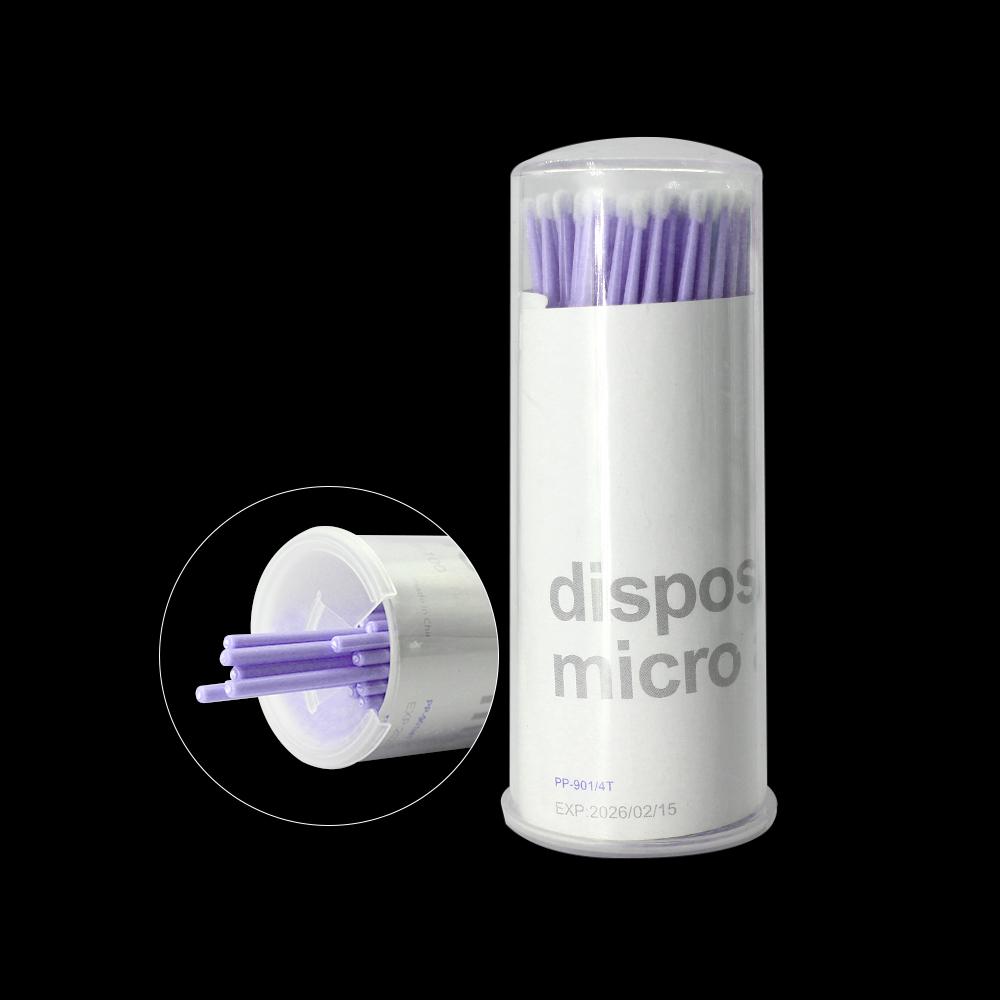 100PCS/Flasche Wimpern Verlängerung Reinigung Tupfer Lash Lift Kleber Entferner Applikatoren Microblade Make-Up Micro Pinsel Werkzeug