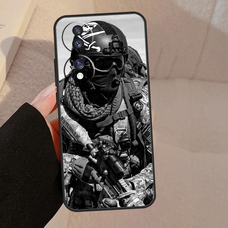 Military Army Special Forces Case For Honor Magic 5 Pro 50 70 90 Lite Honor 8X 9X X9b X9a X8a X7a X6a X6 X7 X8 X9 Cover