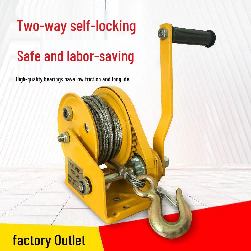 Obousměrný samoblokující ruční naviják: Kompaktní ruční kladkostroj a přenosný jeřáb