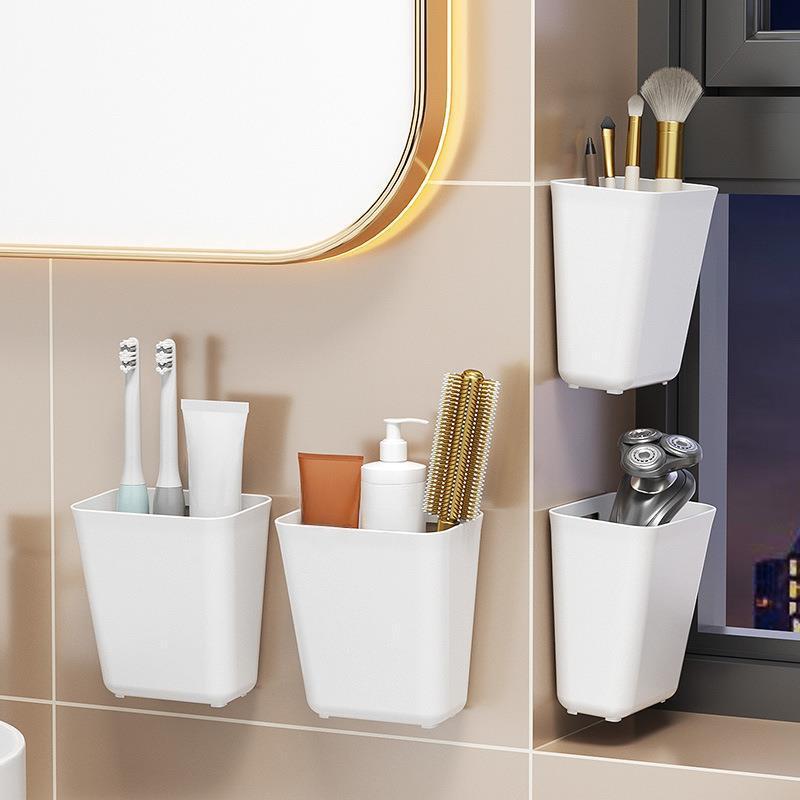 Wall-Mounted Storage Box for The Kitchen, Bathroom, And Toilet, For Organizing Items Like Tableware And More, Open Storage Bins