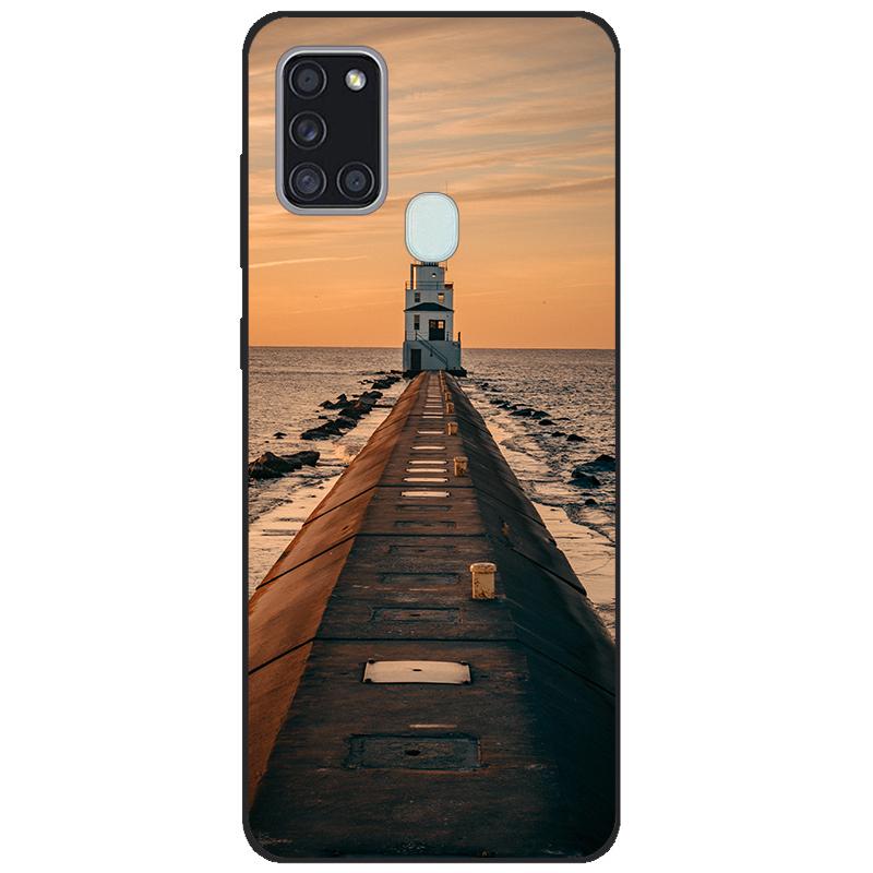 

For Samsung A21s SM-A217F/DSN Back Cover tpu Soft Silicone Phone Case For Samsung Galaxy A21s Case Mobile Phone black coque new Galaxy A21s