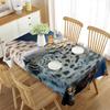 Leopard Rectangular Tablecloth African Safari Animals Tablecloth Home Decor for Outdoor Travel Picnic Mat Kitchen Dining Room